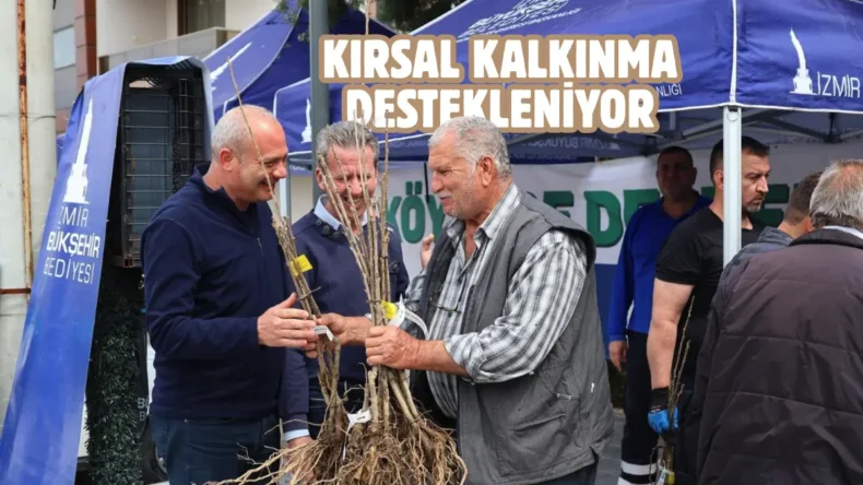 İzmir Beydağlı üreticiye çifte destek
