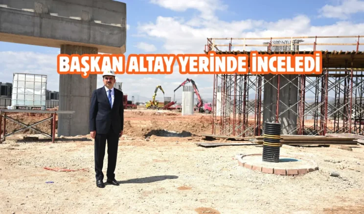 Konya’da TÜMOSAN Kavşağı’nın yapım çalışmaları sürüyor