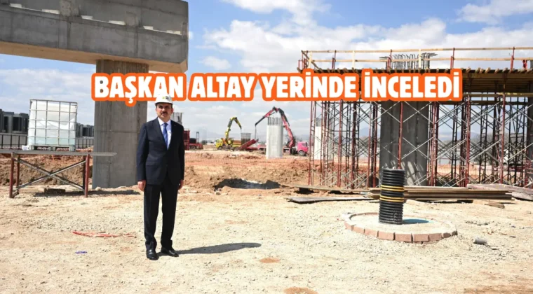Konya’da TÜMOSAN Kavşağı’nın yapım çalışmaları sürüyor