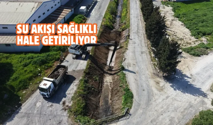 Manisa’da dere hatları temizleniyor
