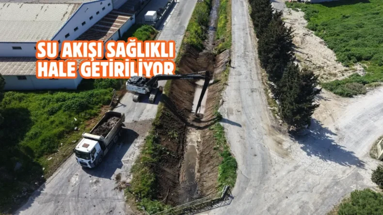 Manisa’da dere hatları temizleniyor