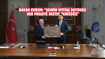 Bakan Kurum’dan Çorum ziyareti! Başkanla bir araya geldiler…