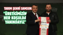 Samsun’da üreticiye Yonca tohumu ve gübre desteği