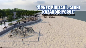 Samsun’da İncesu Sahili yenileniyor
