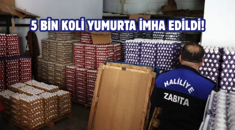 Haliliye’de sağlıksız depoya baskın