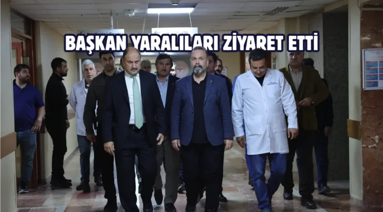 Başkan Gülpınar, acı olayın ardından yaralıları ziyaret etti