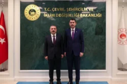 Başkan Ercan’dan Bakan Kurum’a ziyaret