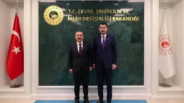 Başkan Ercan’dan Bakan Kurum’a ziyaret