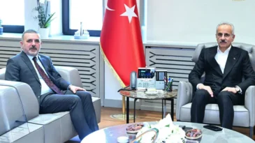 Başkan Ercan’dan Bakan Uraloğlu’na ziyaret