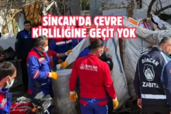 Sincan’da çöp yığınlarına müdahale: Bölge arındırıldı