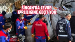 Sincan’da çöp yığınlarına müdahale: Bölge arındırıldı