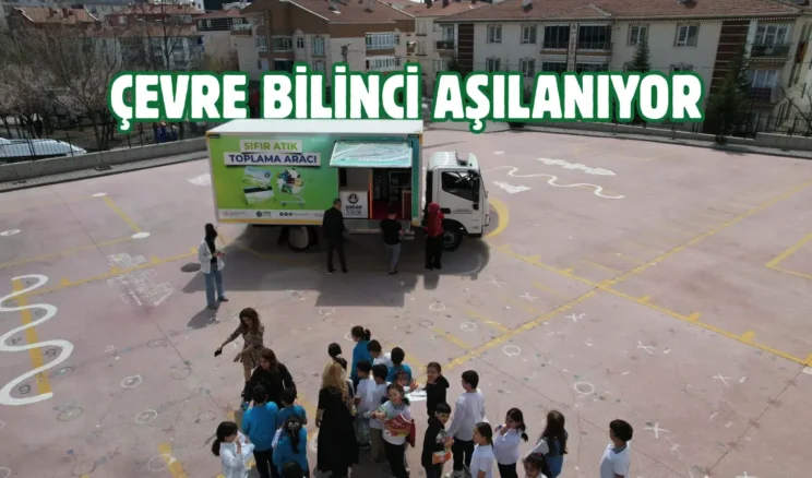 Sincan’da okullara sıfır atık eğitimi veriliyor