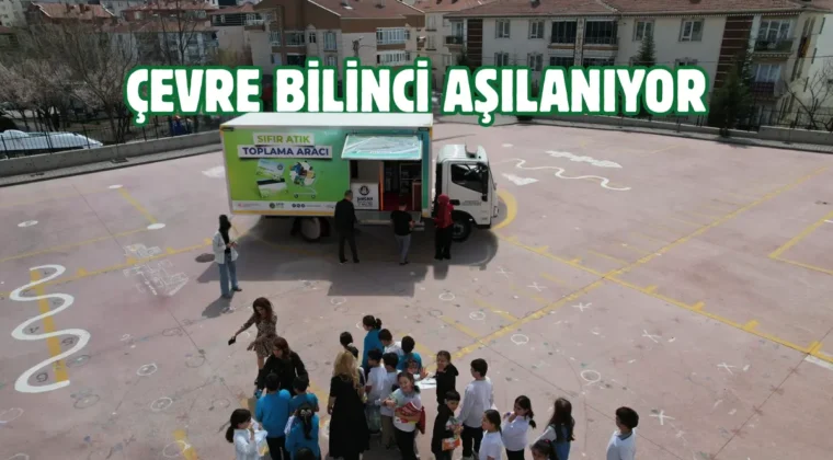 Sincan’da okullara sıfır atık eğitimi veriliyor