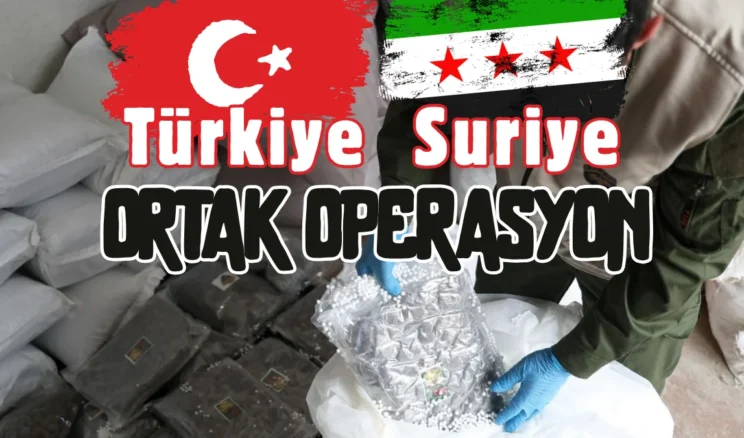 Türkiye ve Suriye ortak operasyonu! 236 kg uyuşturucu…