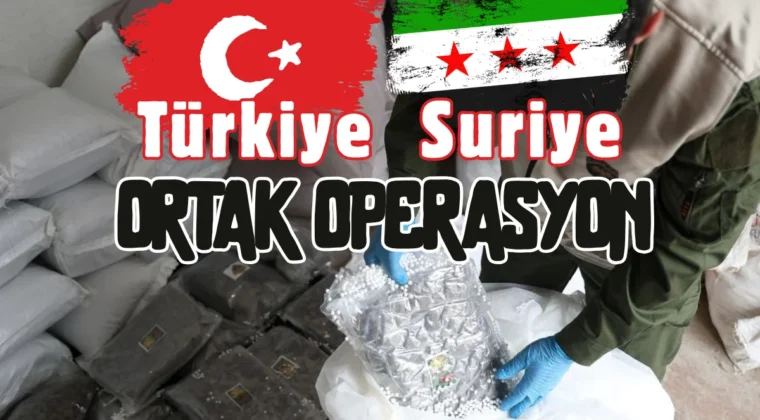 Türkiye ve Suriye ortak operasyonu! 236 kg uyuşturucu…