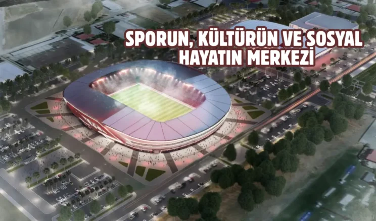 Yeni Kahramanmaraş Stadyumu hızla yükseliyor