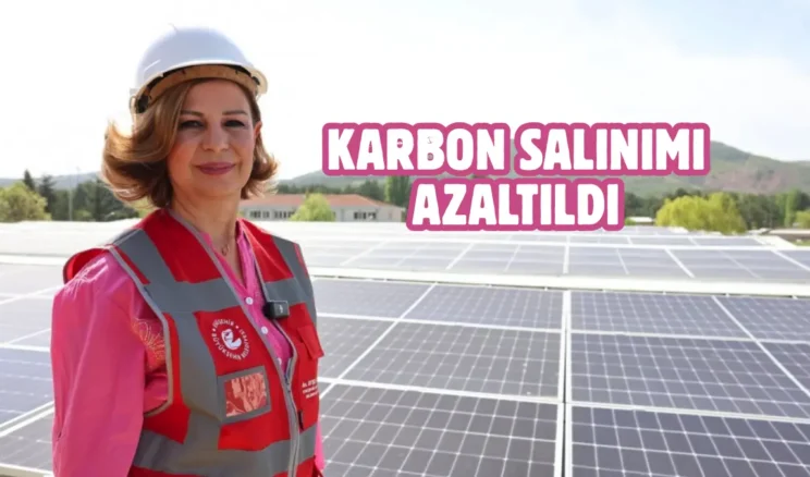 Eskişehir’de güneş enerjisiyle 854 ton karbon engellendi