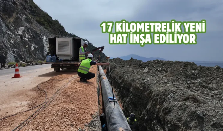 Hatay’da Akçay isale hattı yenileniyor