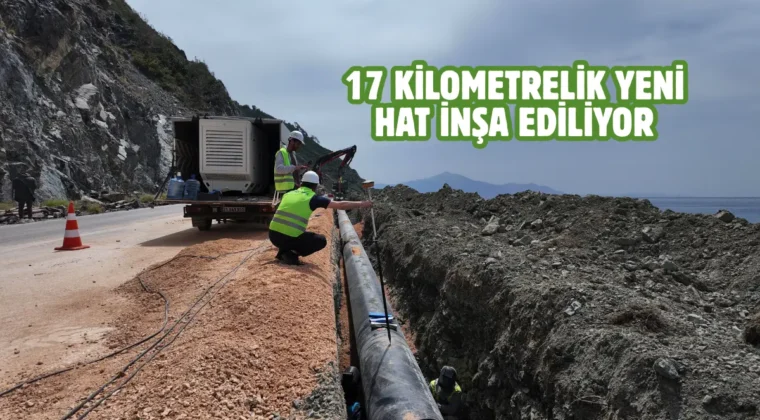 Hatay’da Akçay isale hattı yenileniyor