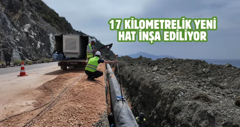 Hatay’da Akçay isale hattı yenileniyor