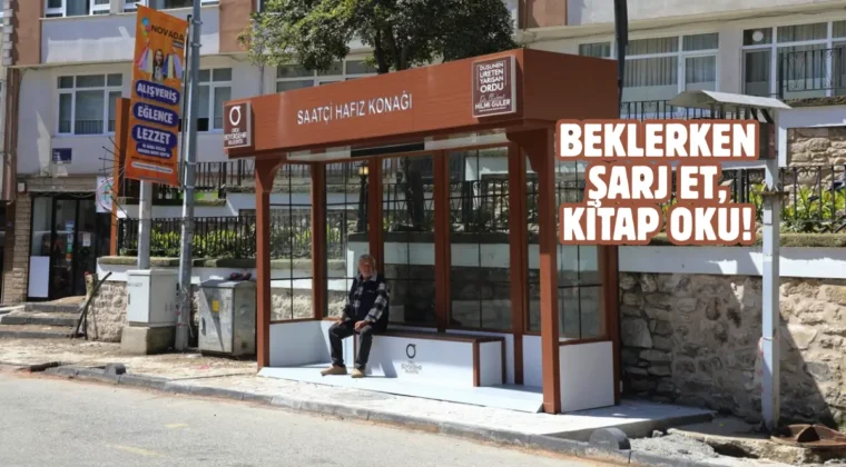 Ordu’da akıllı durak dönemi başladı