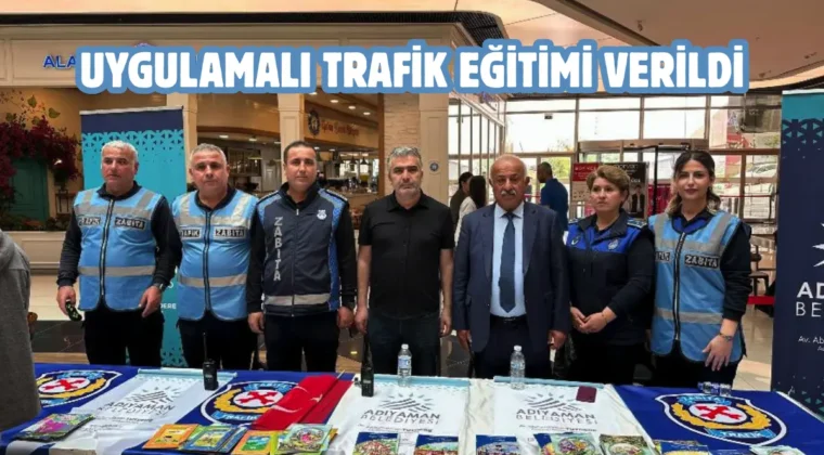Adıyaman’da çocuklara trafik bilinci kazandırılıyor