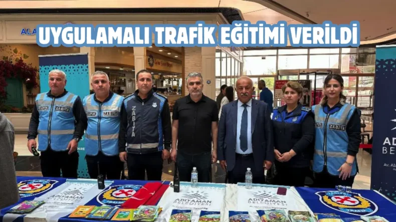 Adıyaman’da çocuklara trafik bilinci kazandırılıyor