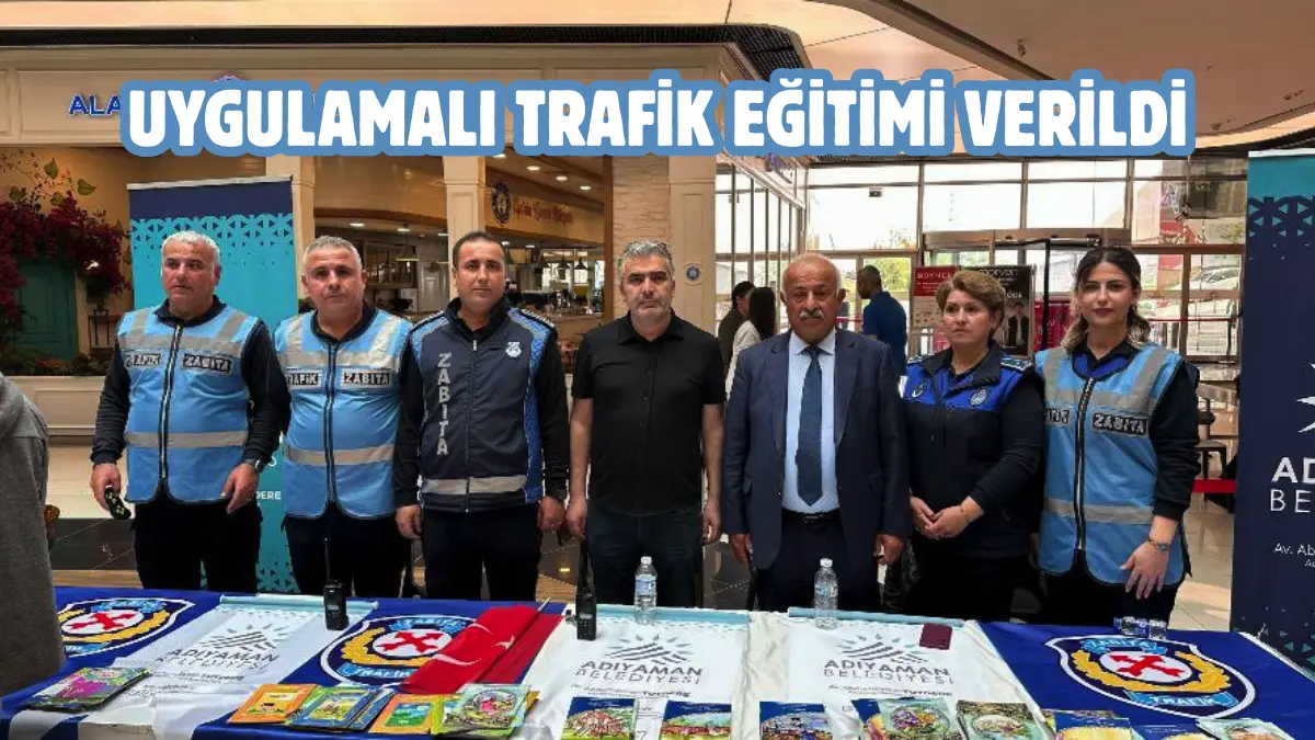 Adıyaman Belediyesi, kentte yaşayan çocukların erken yaşta trafik kurallarıyla tanışmaları