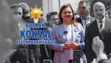 Başkan Burcu Köksal Afyonkarahisar’da karşılandı