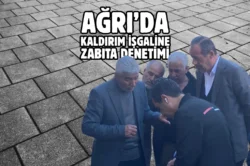 Ağrı’da esnaf, kaldırım işgaline karşı uyarıldı