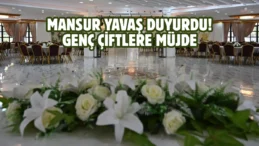Ankara’da evleneceklere ücretsiz düğün salonu desteği