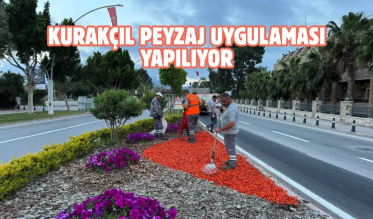 Antalya Büyükşehir’den Kemer’e çevre dostu dokunuş
