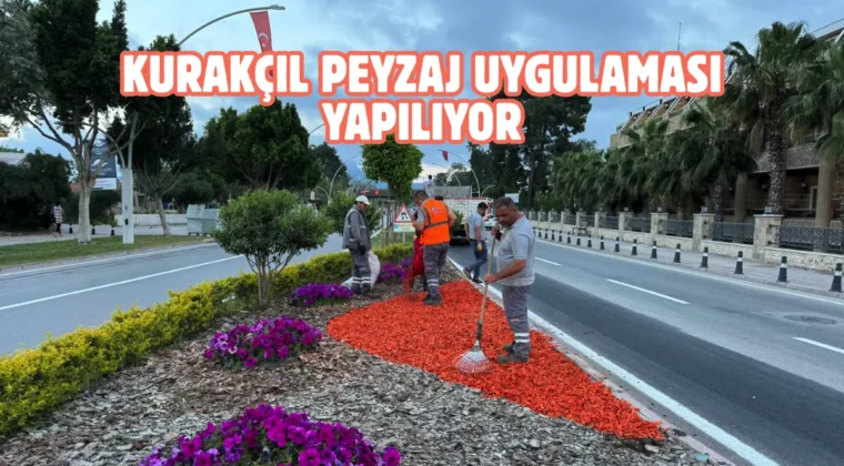 Antalya Büyükşehir’den Kemer’e çevre dostu dokunuş