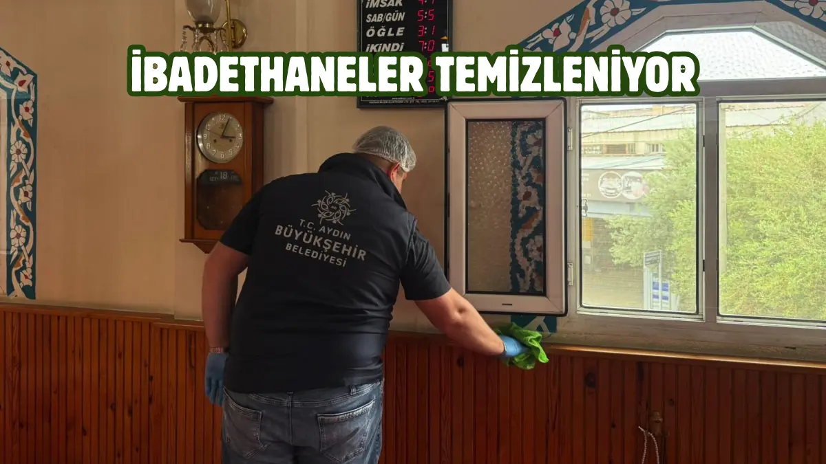 Aydın Büyükşehir Belediyesi, Kurban Bayramı öncesi kent genelindeki cami ve
