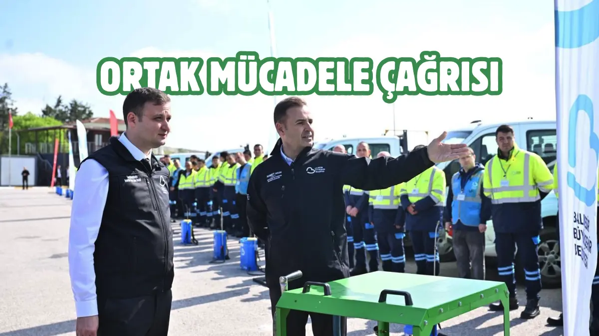 Balıkesir Büyükşehir Belediyesi, halk sağlığını korumaya yönelik haşereyle mücadele çalışmalarını
