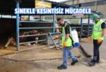 Bursa’da kurban satış ve kesim yerleri ilaçlanıyor