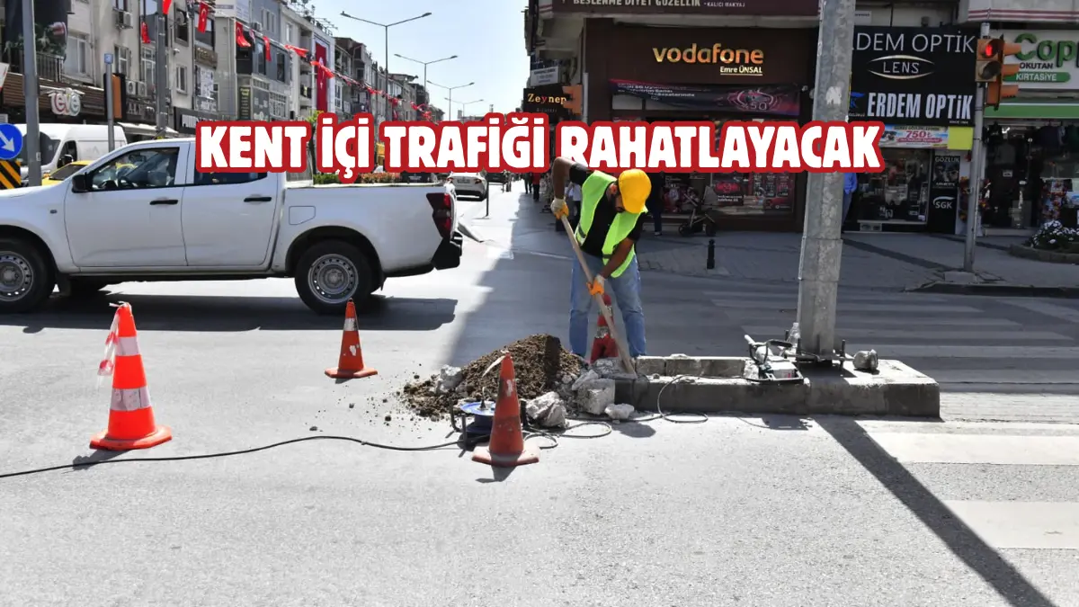 Çanakkale Belediyesi, kent içi trafiğinin daha düzenli akabilmesi için ve