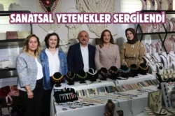 Çankırı’da kadınların el emeği eserleri sergilendi
