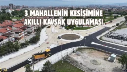 Denizli’de kesişen kavşağa “akıllı” uygulama