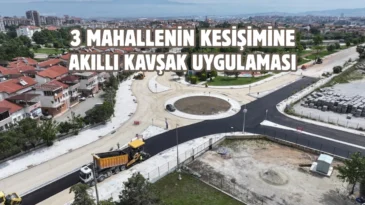 Denizli’de kesişen kavşağa “akıllı” uygulama