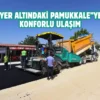 Denizli’de Kaklık Mağarası yoluna sıcak asfalt hamlesi