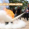Diyarbakır’da öğrencilere yangın eğitimi verildi