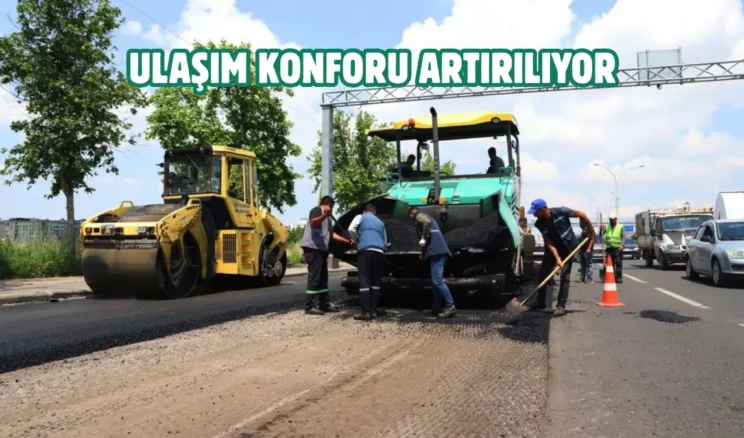 Diyarbakır’da yol yenileme çalışmaları sürüyor