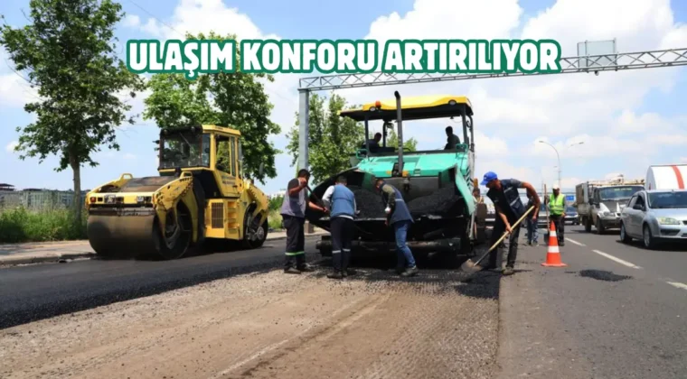 Diyarbakır’da yol yenileme çalışmaları sürüyor
