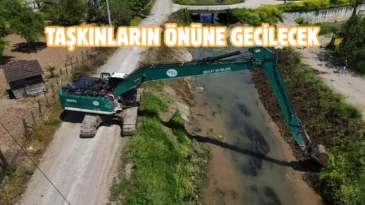 Düzce’de Karaca Deresi temizleniyor