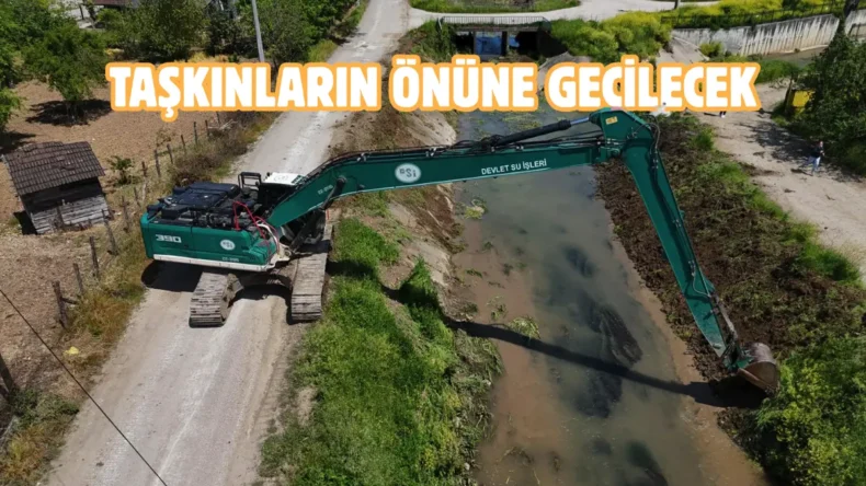 Düzce’de Karaca Deresi temizleniyor