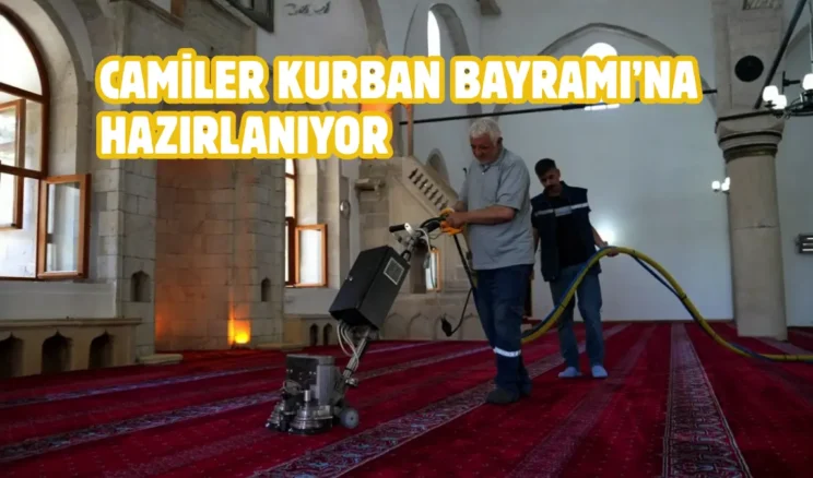 Elazığ’da camiler dezenfekte ediliyor