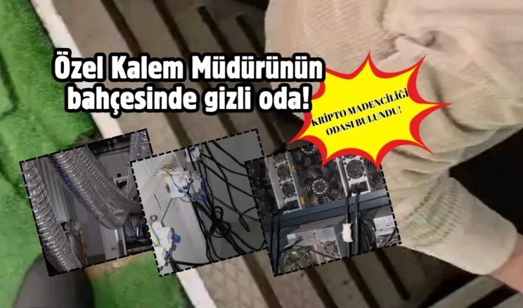 Yer altına gizlenmiş ‘kripto madenciliği’ odası bulundu!