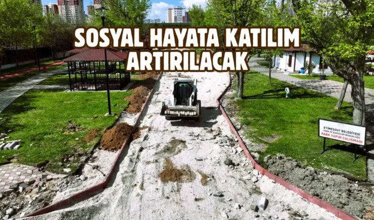 Etimesgut’ta kaykay parkı çalışmaları başladı