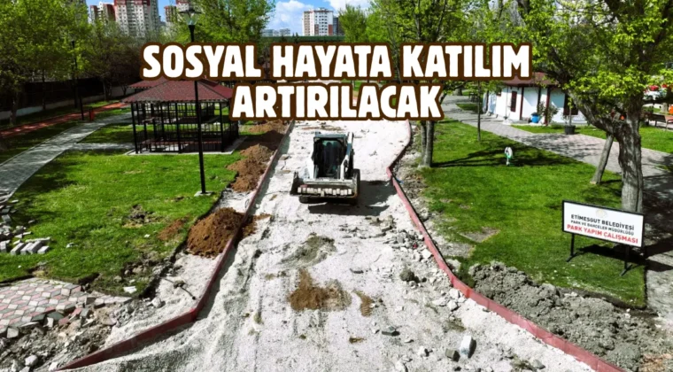 Etimesgut’ta kaykay parkı çalışmaları başladı